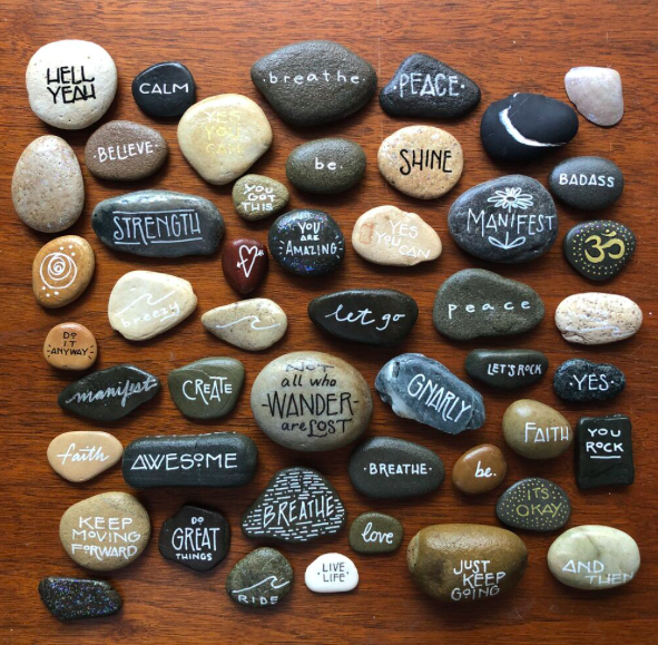 Mar 2020, message stones
