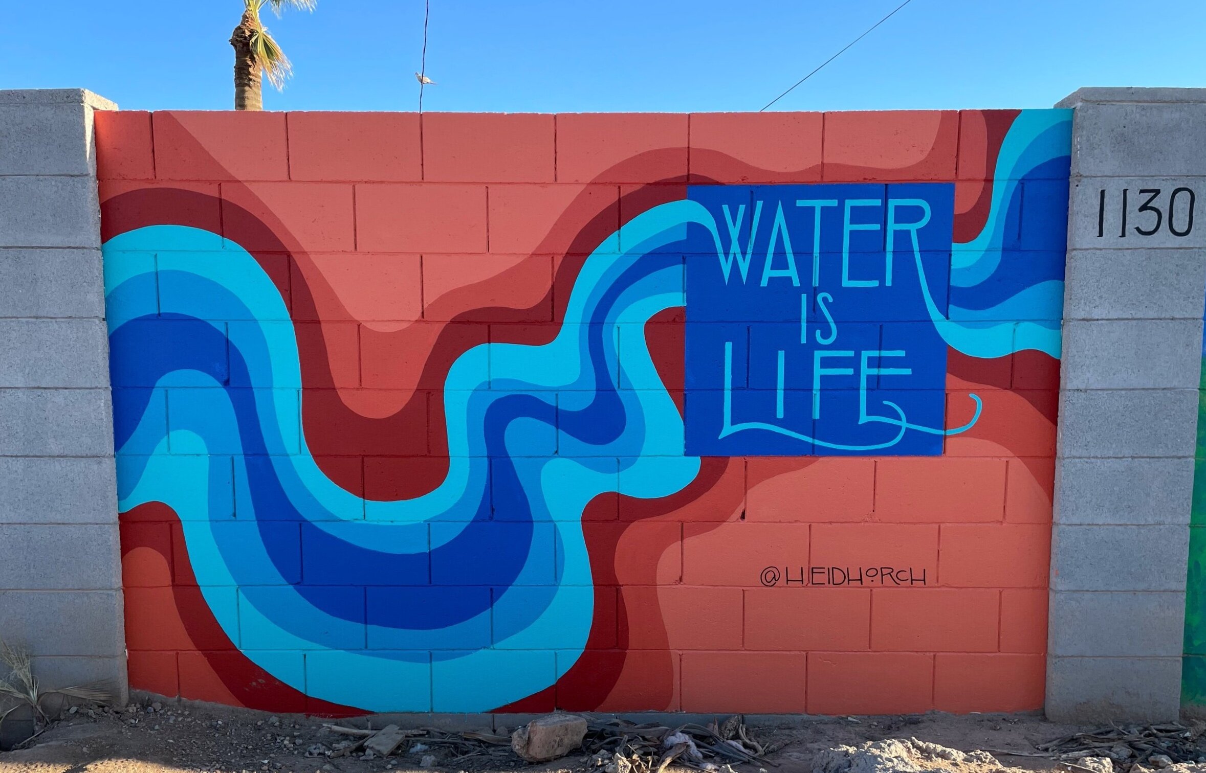 Water is Life Mural for Phoenix Mural Project