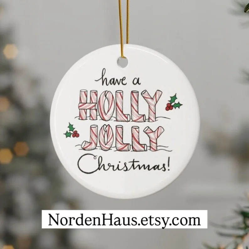 My favorite part of the season is creating pieces that bring warmth, nostalgia, and joy into your home ✨
This year&rsquo;s ornament collection includes:
❤️ Candy Cane Holly Jolly Christmas
👶 Baby&rsquo;s First Christmas
💋 Meet Me Under the Mistleto
