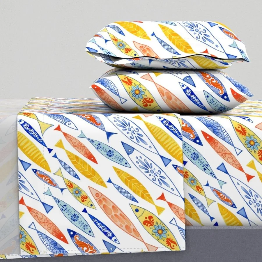 sardines bed sheets