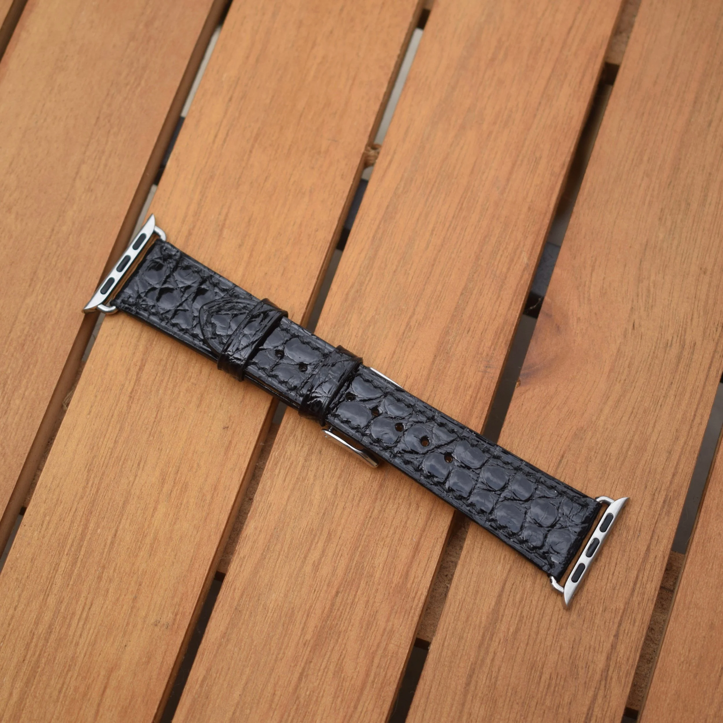 Black Alligator Watch Strap