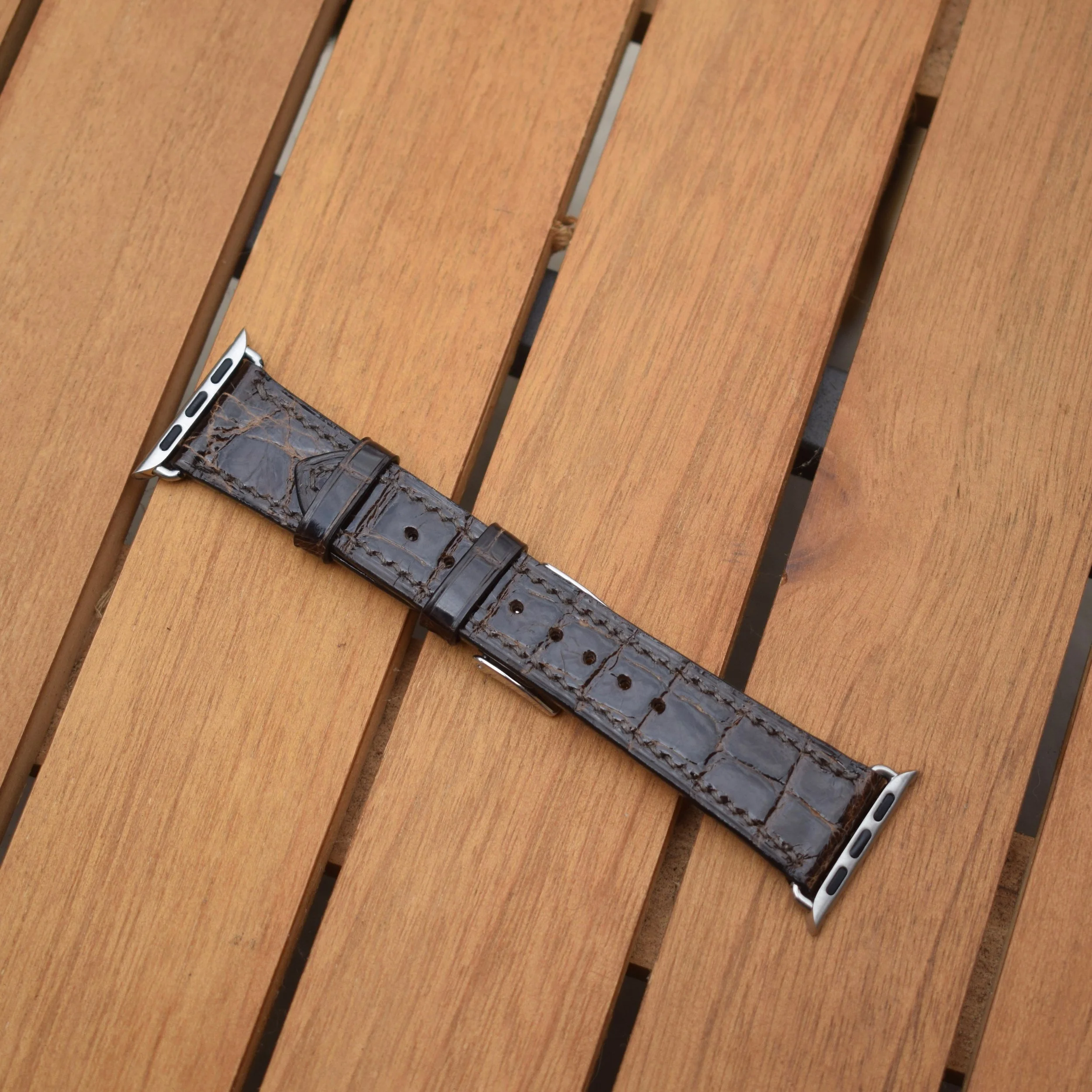 Brown Alligator Watch Strap