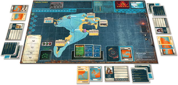 At the beginning of the game, only a fraction of the world is known…
