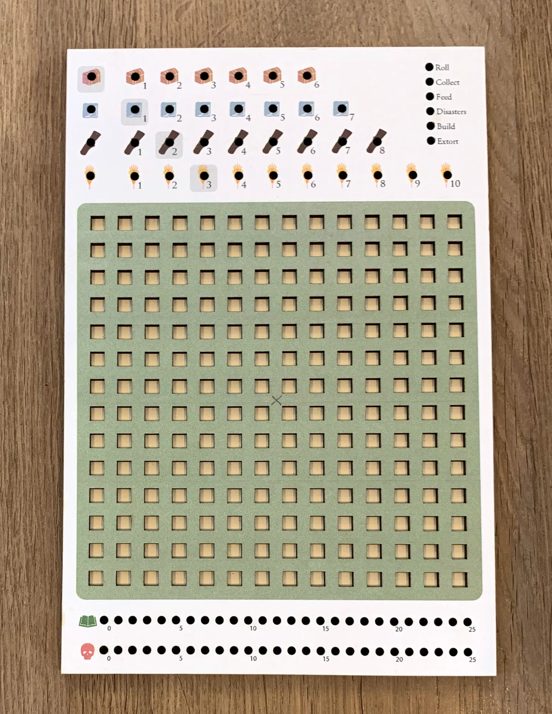 When I moved the walls onto the same grid as the buildings, the problem went away. The board also was significantly less noisy looking.
