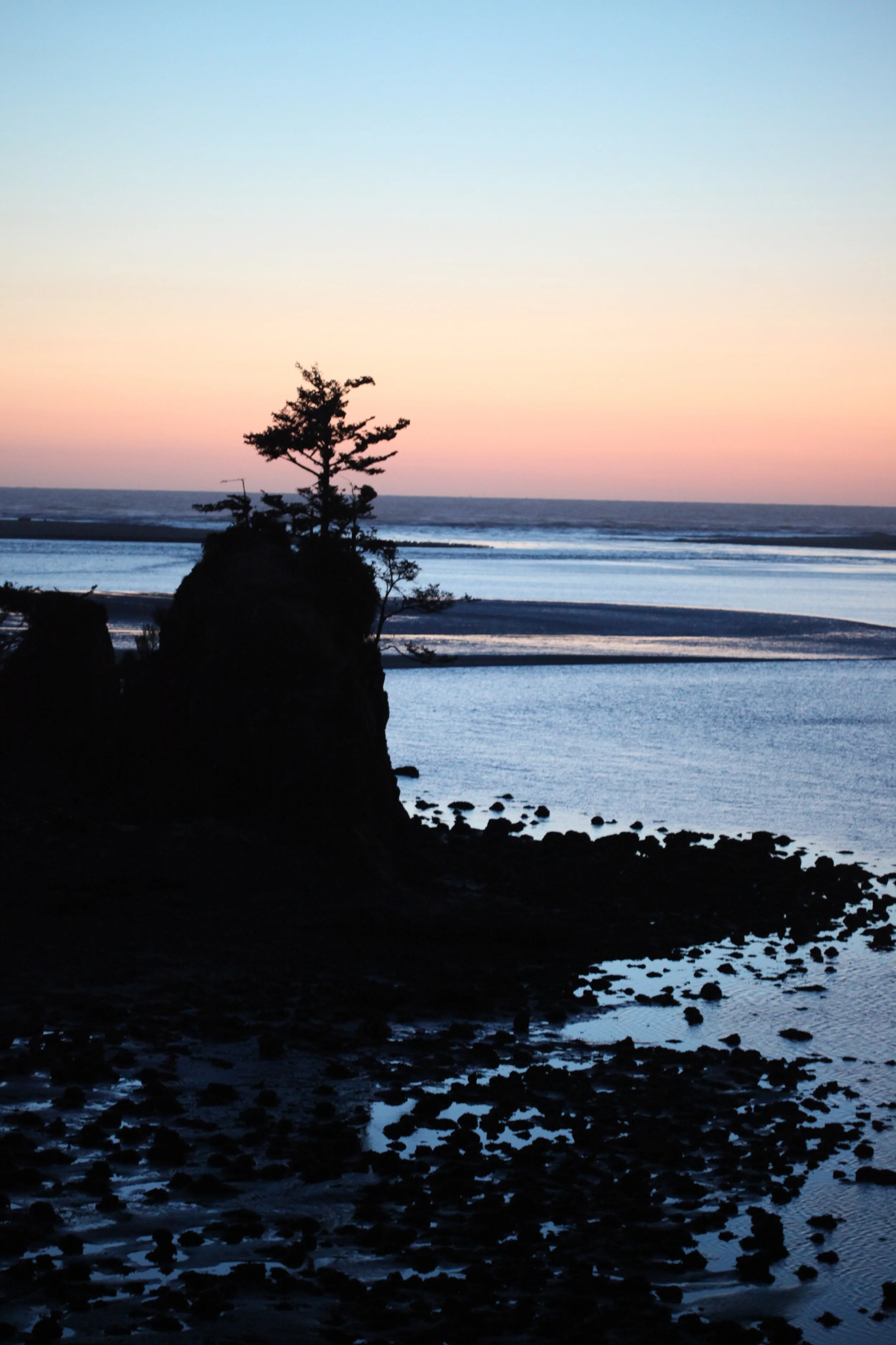 coastal sunset, oregon, usa