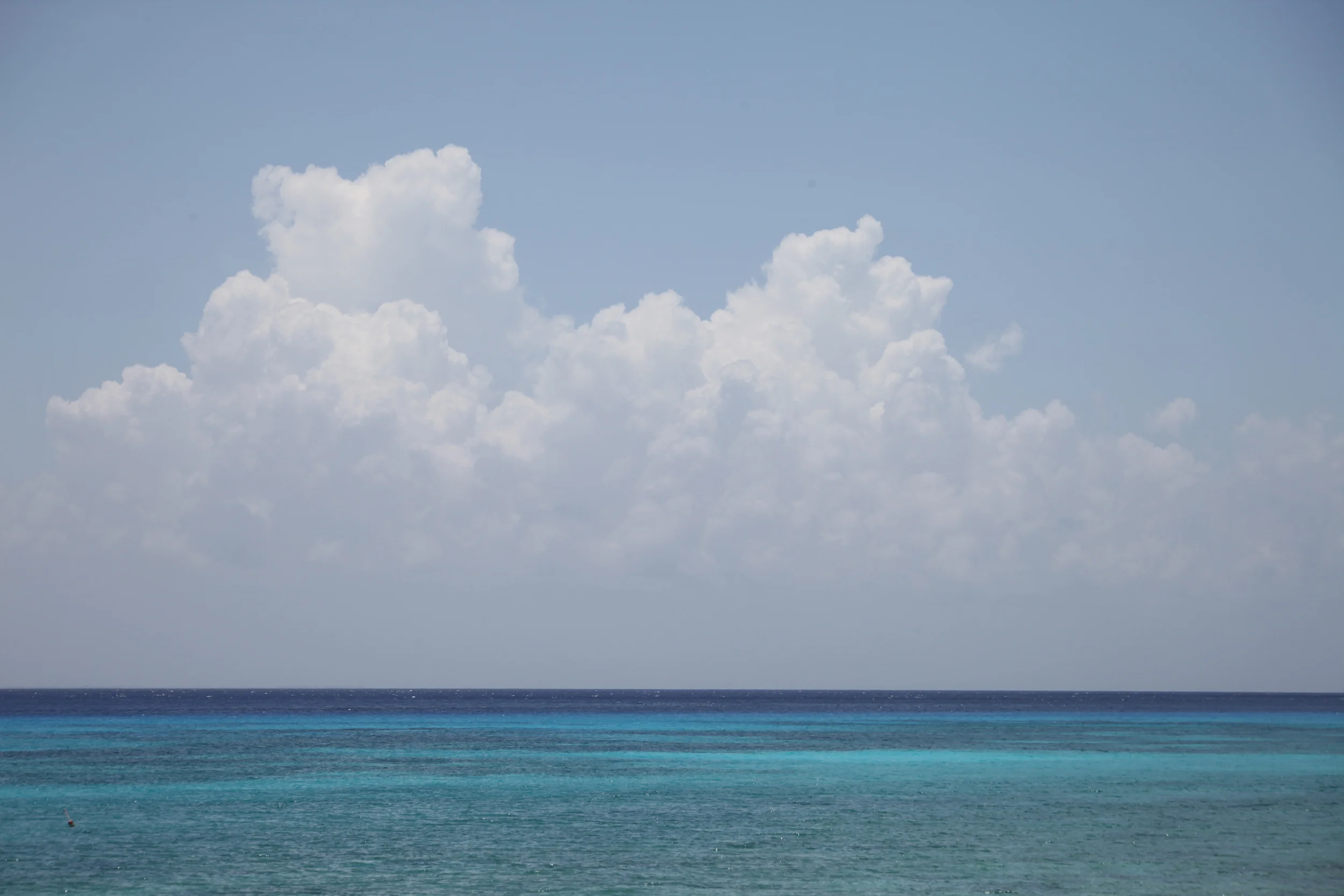 ocean and sky, quintana roo, mexico