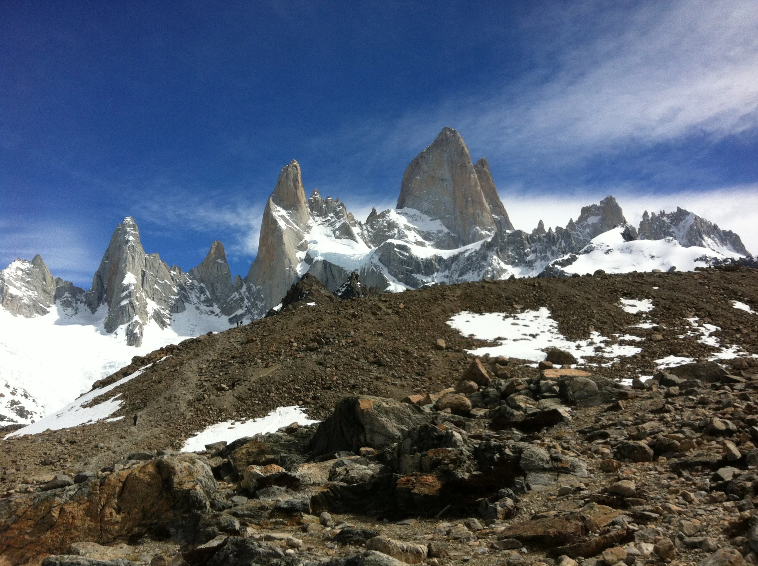 laguna de los tres final ascent, el chalten, argentina