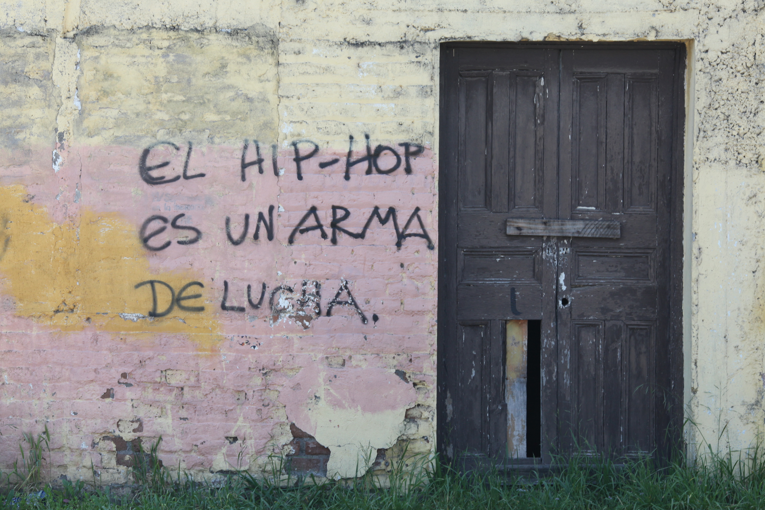 hip hop is a weapon of struggle, santa cruz, chile