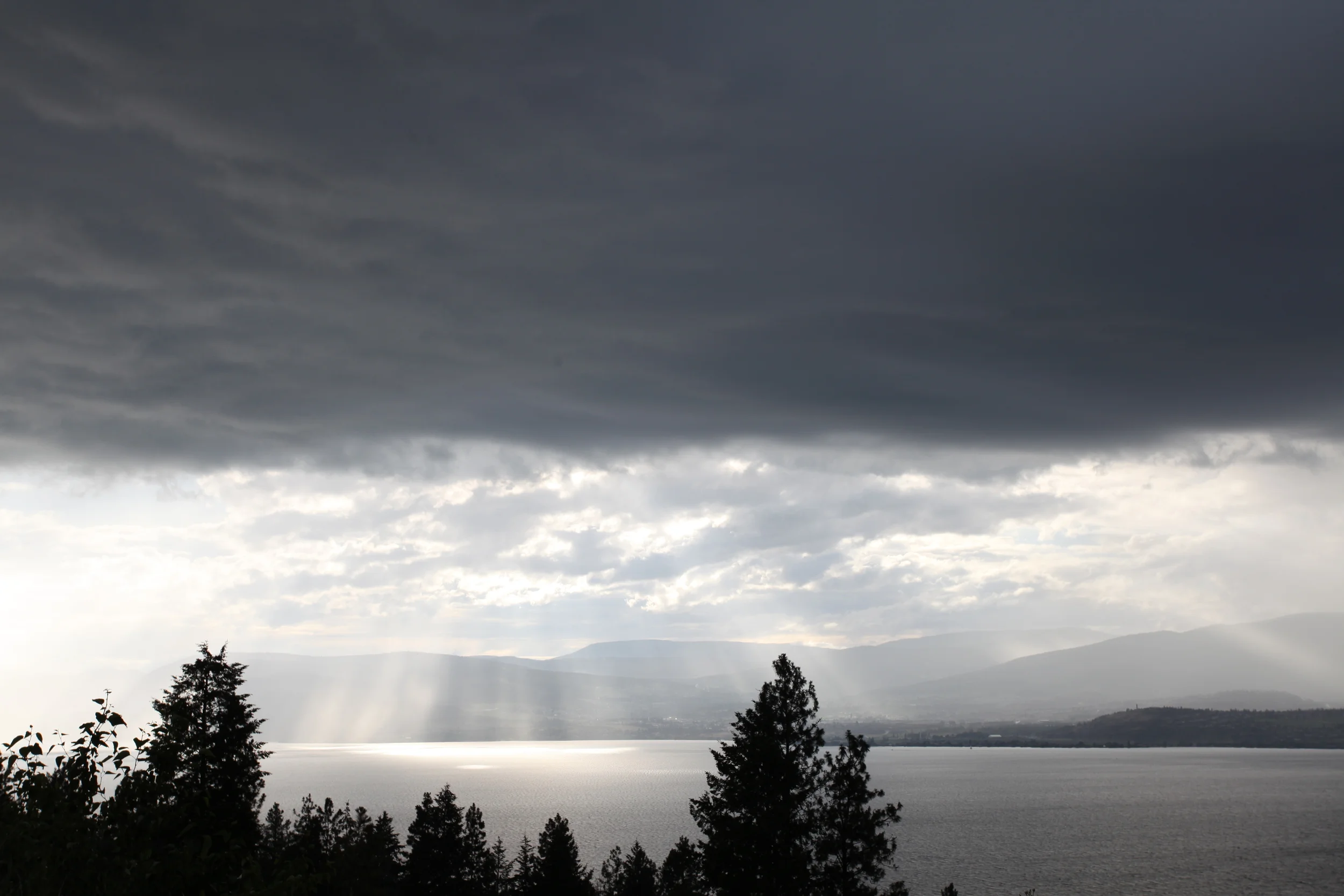 after the storm, kelowna, british columbia, canada