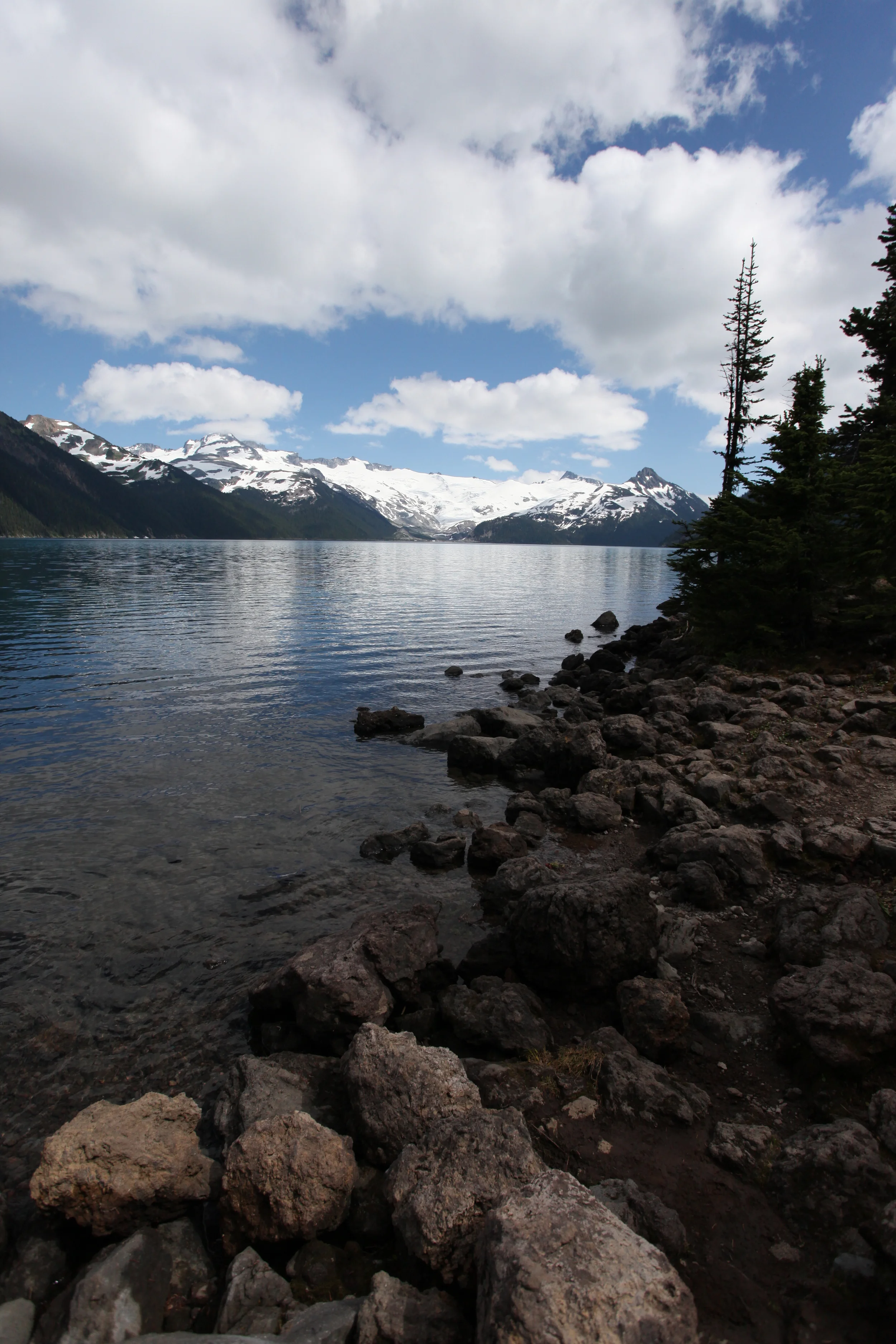 rocks along garibaldi lake, british columbia, canada