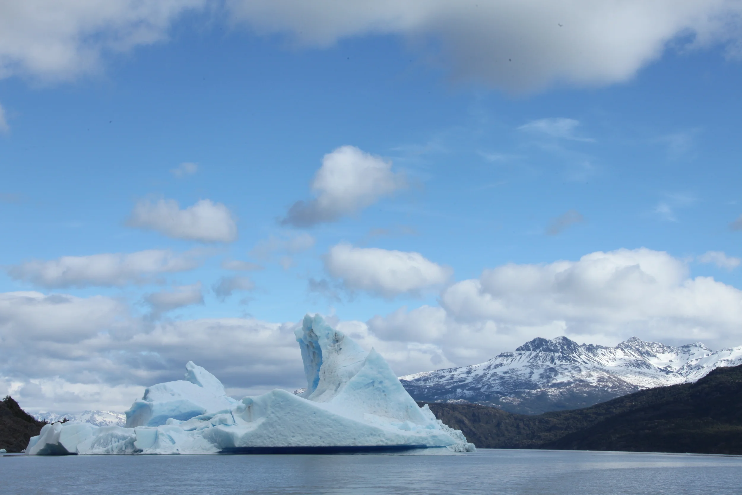 grey glacier, torres del paine national park, chile