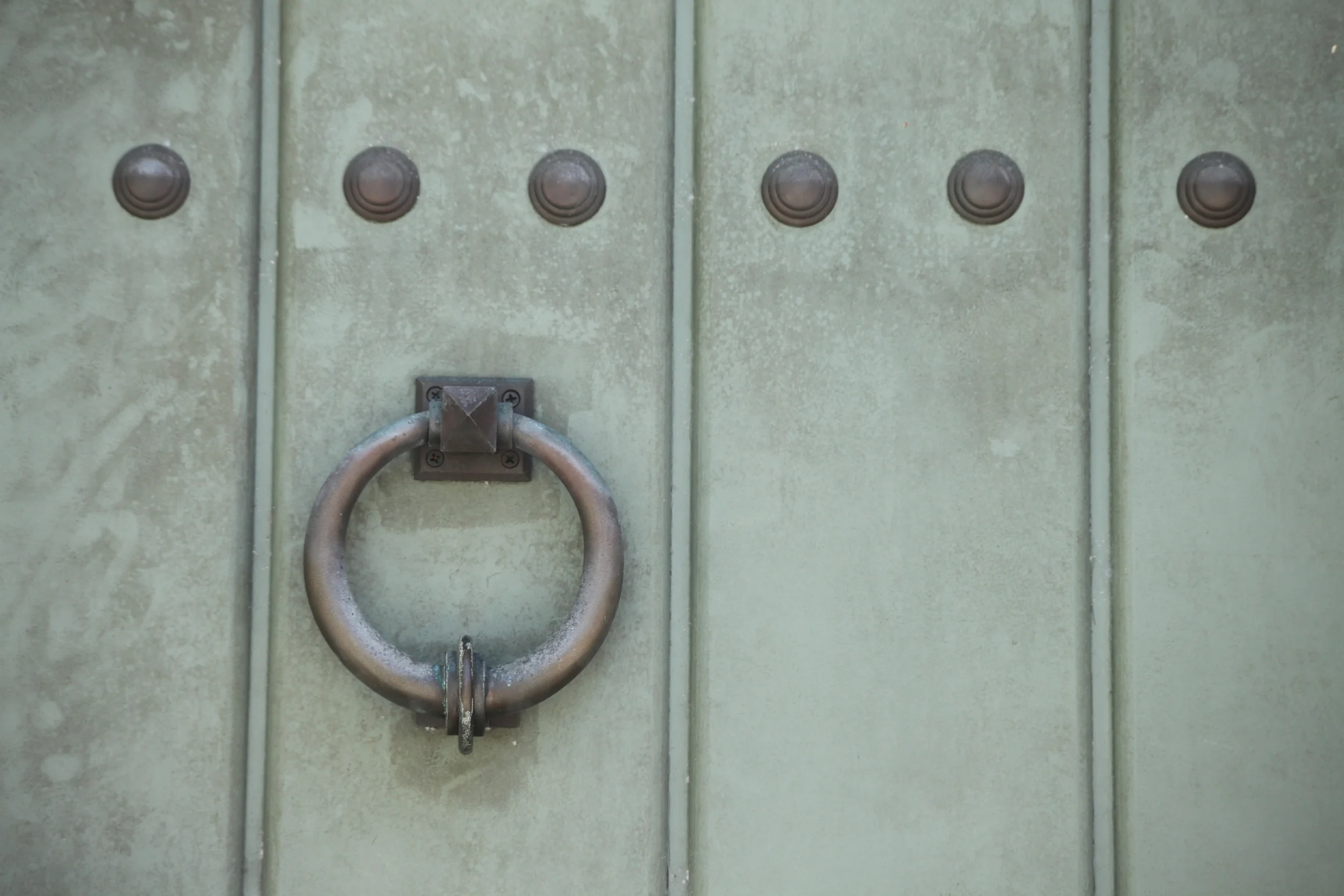 door knocker, san juan, puerto rico, usa