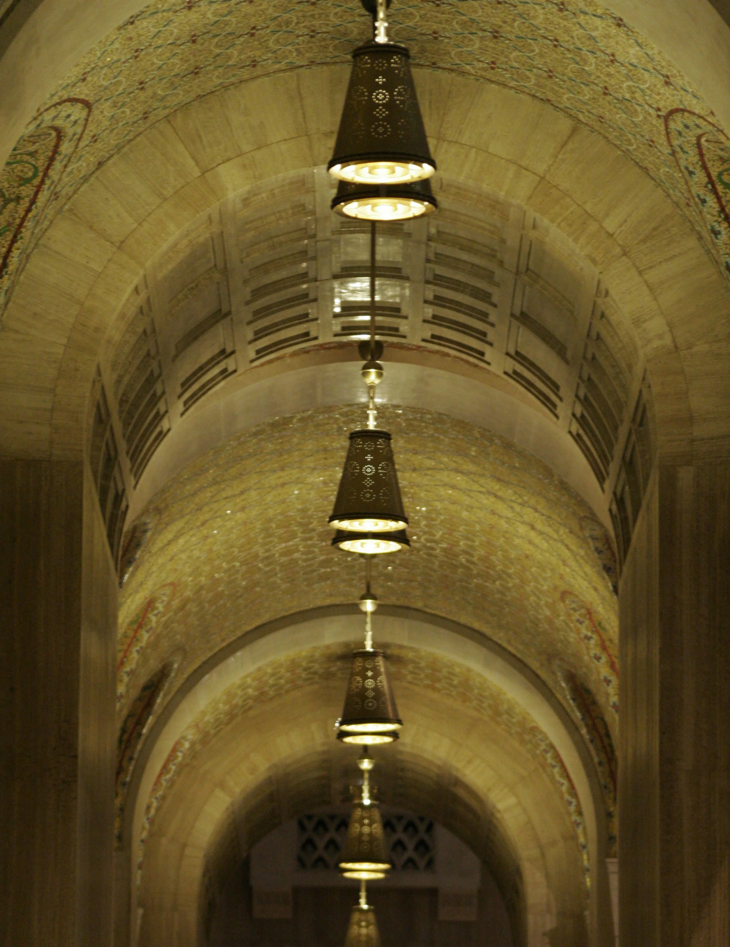 lighting at national shrine of the immaculate conception, washington, dc, usa