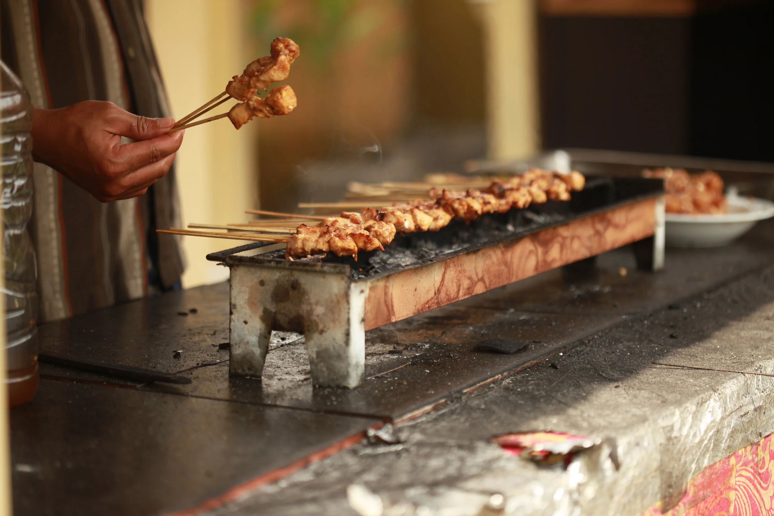 sate grill master, bali, indonesia
