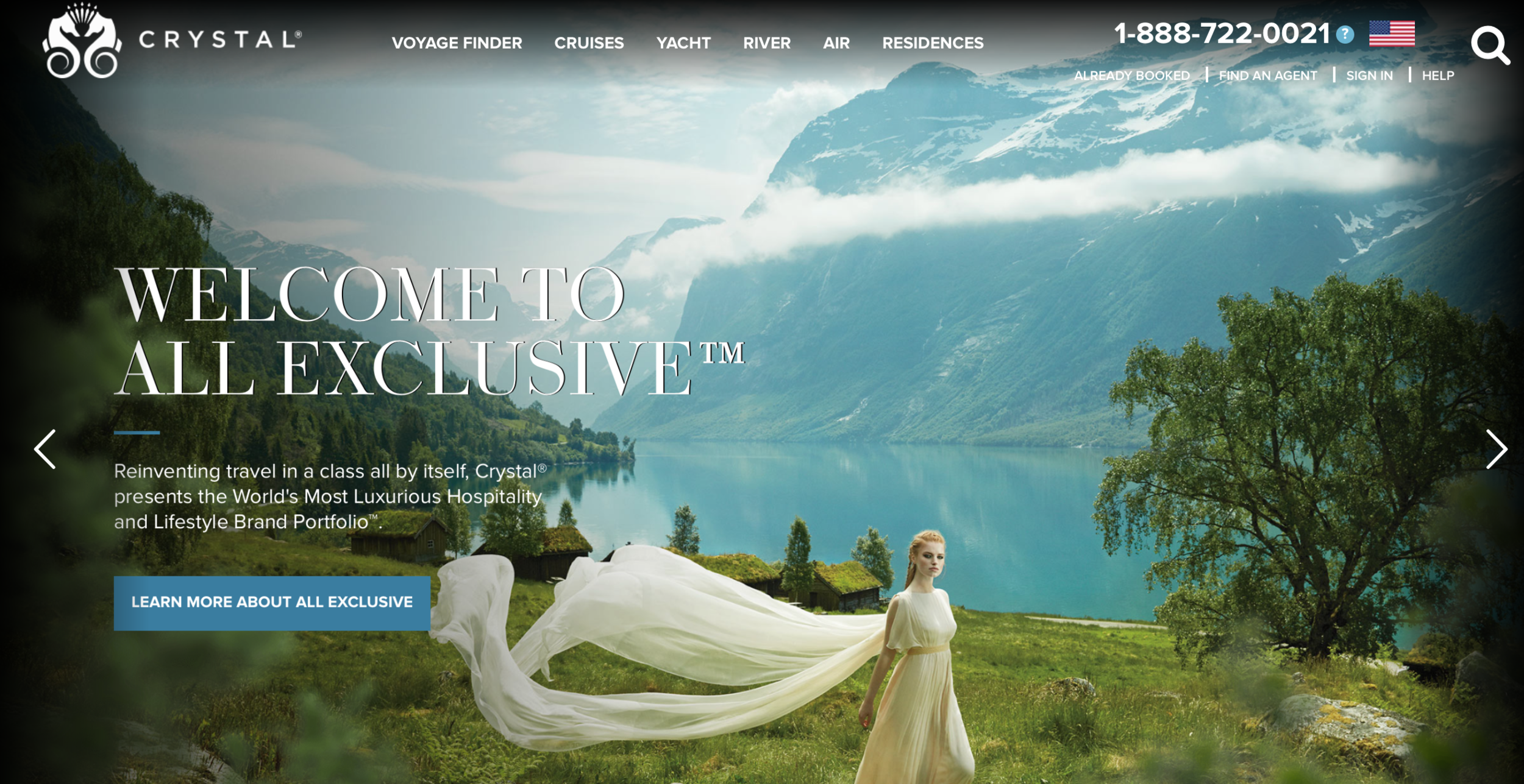 In addition, we redesigned their ancient website into a new digital experience. While re-invigorating the brand and the idea of All Exclusive with engaging content, we also kept the site very functional, so that travel agents could quickly find deta…