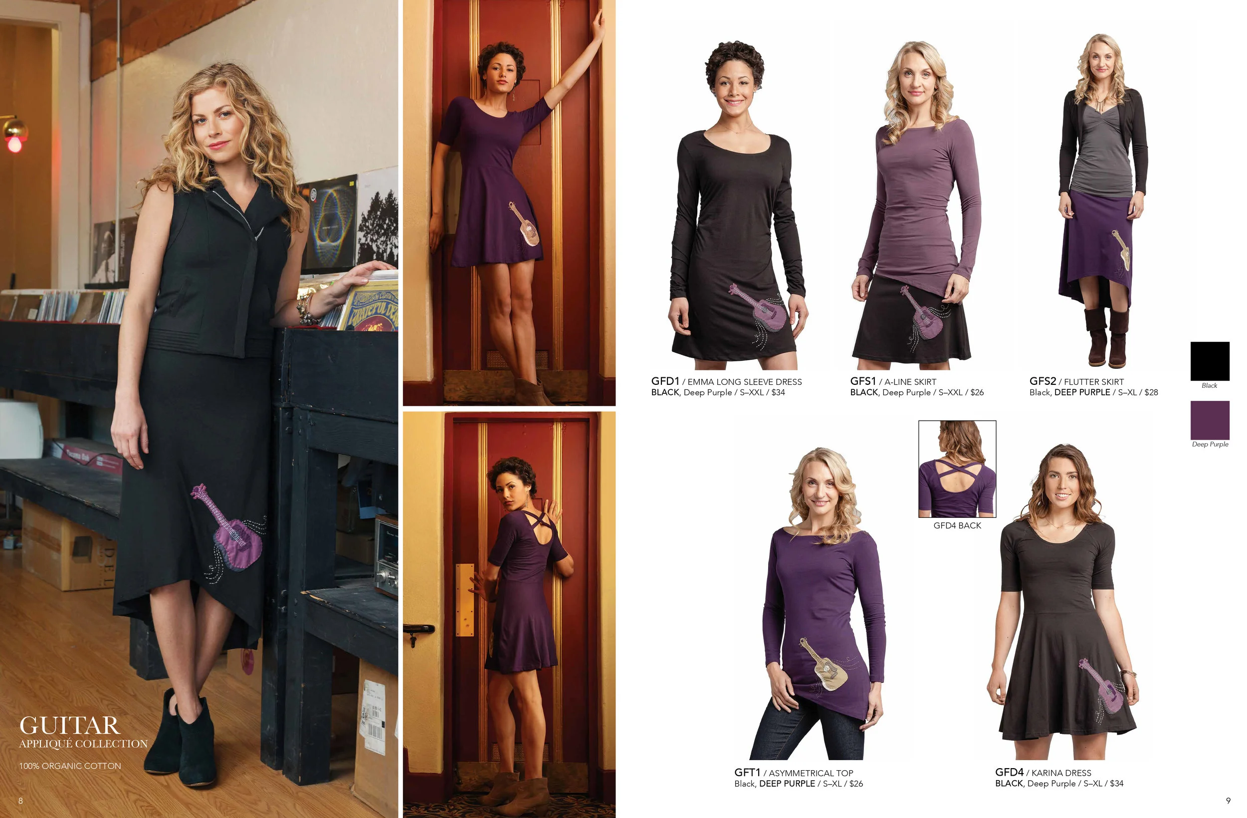 -Models feel old for the brand and don't look like Synergy's target consumer -Layout is low impact i.e. Lifestyle imagery is on the left instead of the right with lower reader visibility -Imagery is dark -Poor editing quality (cutouts are done incorrectly and look "crunchy" around the hair and detail; boxes with labels under the table etc) -Lighting and color are not balanced between the images -Poor art direction (i.e. black skirt against black table doesn't highlight the product) -Styling looks outdated and not high-end -The words organic, fair labor and the story of Synergy in Nepal are all sparsely communicated in the catalog