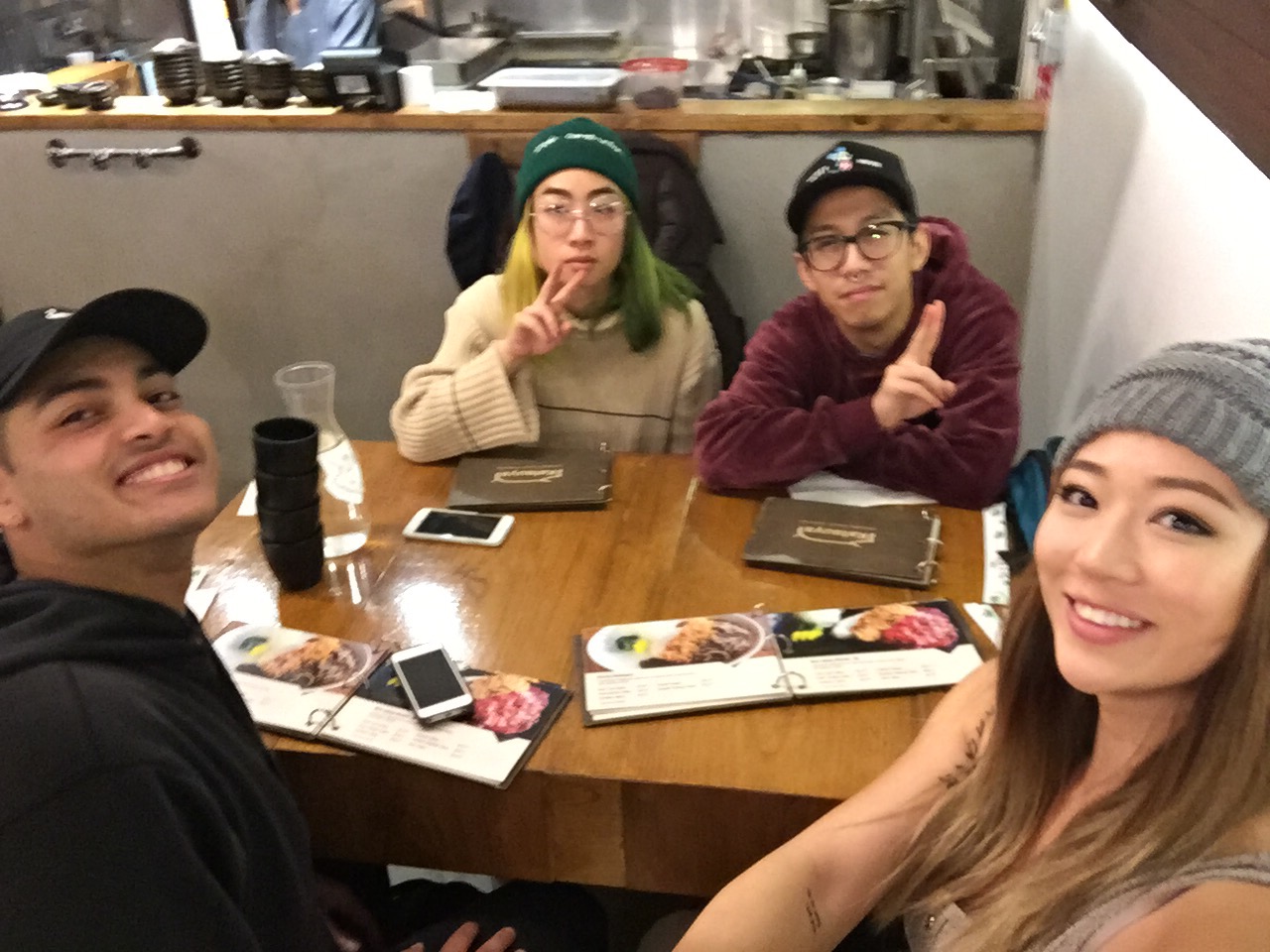 First meal (chicken katsu curry MmMMMM) with Markus + Natasha and Riman!
