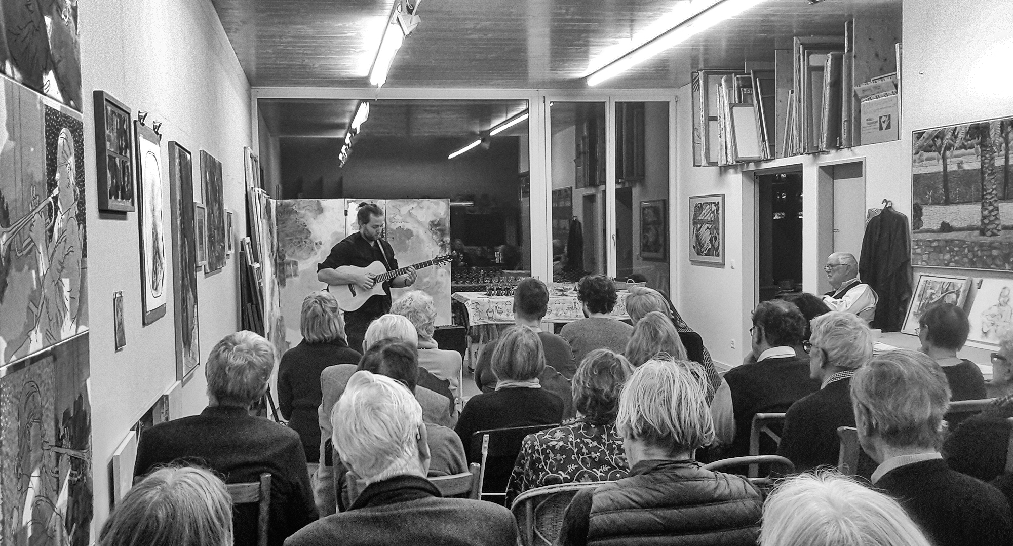 Concert in the Studio of Samuel Buri.