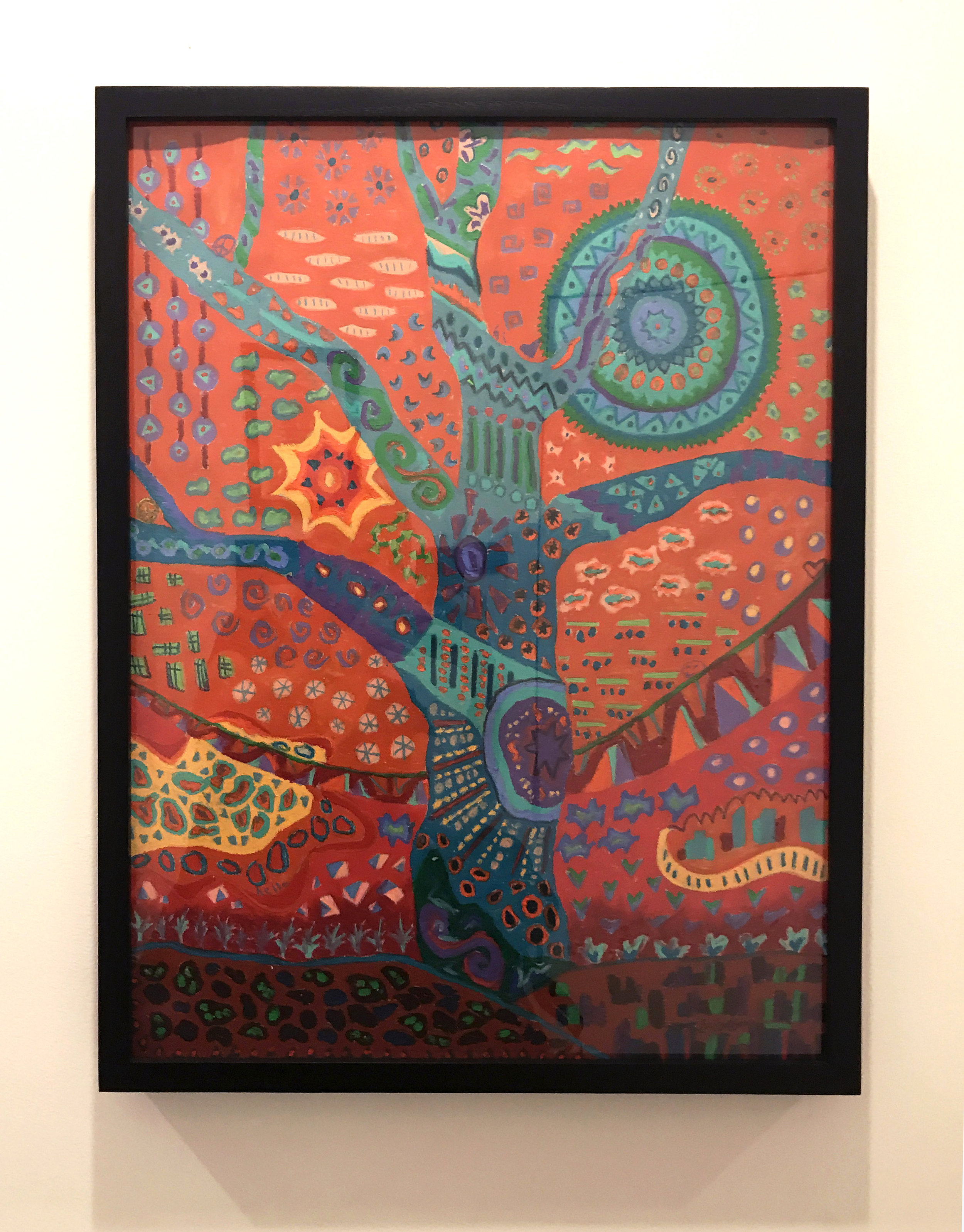 Colorful Oil Pastel Tree