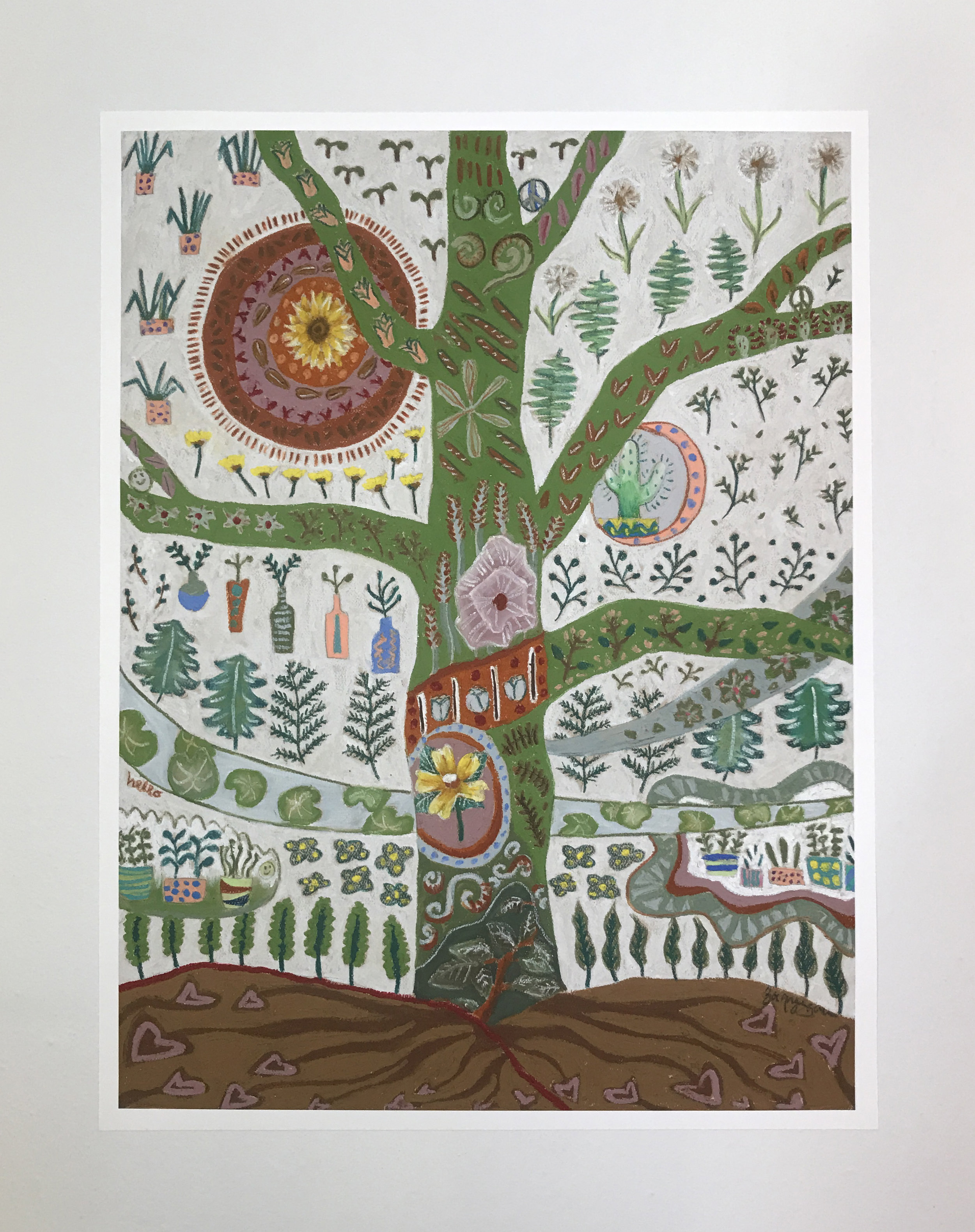 Botanical Tree Print
