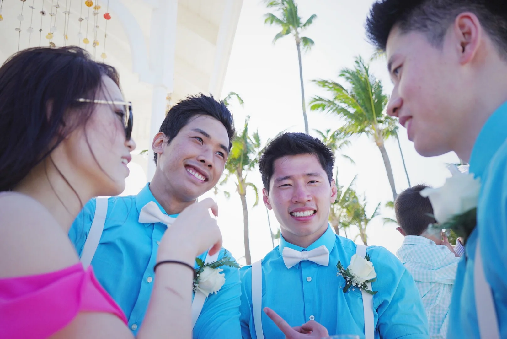Prepping the Groomsmen