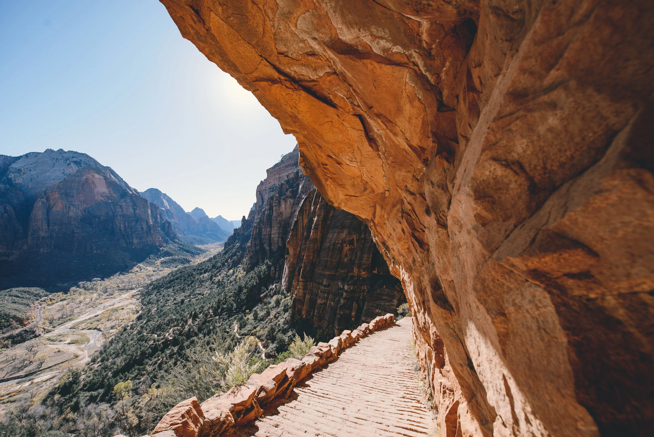 Looking back towards the valley as we are about to turn into the Inner West Rim . (Photo Credit: Pop Siritanasak)