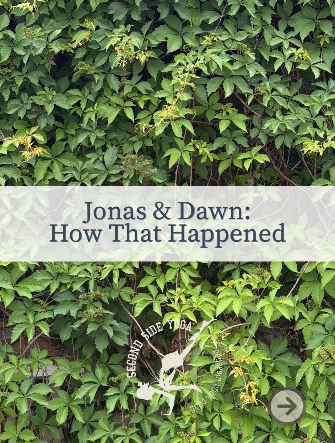 Seven months of conversations between Dawn and me. A glimpse of what&rsquo;s to come for Second Side. 🙌