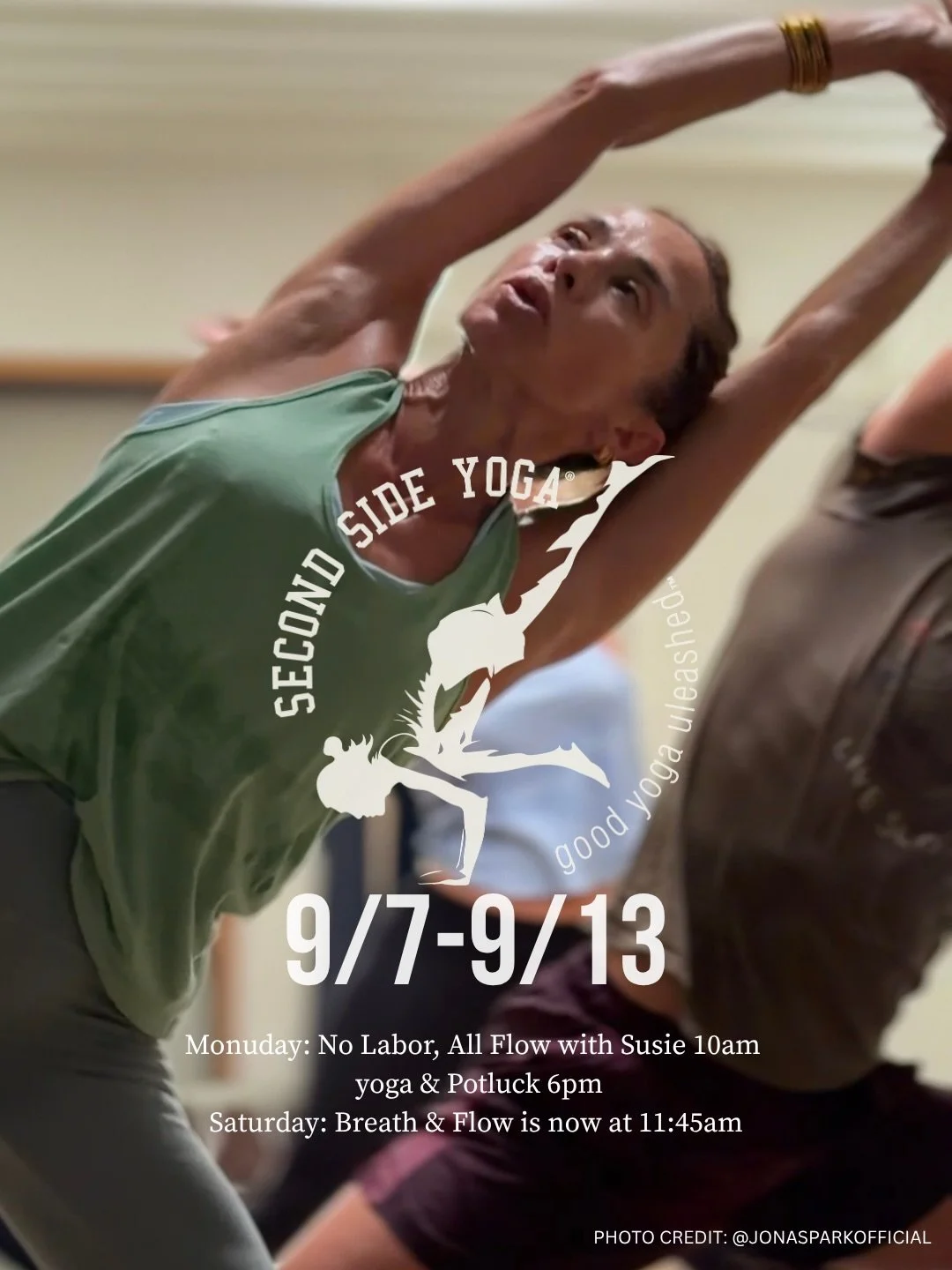 Week of September 7&ndash;13

Labor Day is a reminder that rest has value too.

Yoga has always understood this balance. We work, we strengthen, we challenge ourselves, but we also learn when to soften, breathe, and let go. Progress does not always c