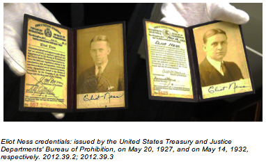 Ness identity items now preserved by the new Law Enforcement Museum