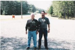 Retired SA Walter Walsh, left with SA Jeff Moss, (RIP) 1999: courtesy SA Moss