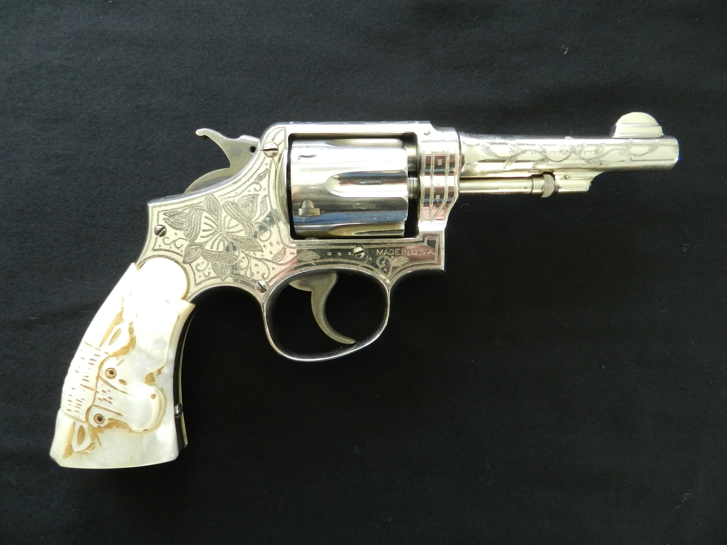 Winstead's engraved .38 S/W Serial # 473732 - Private owner