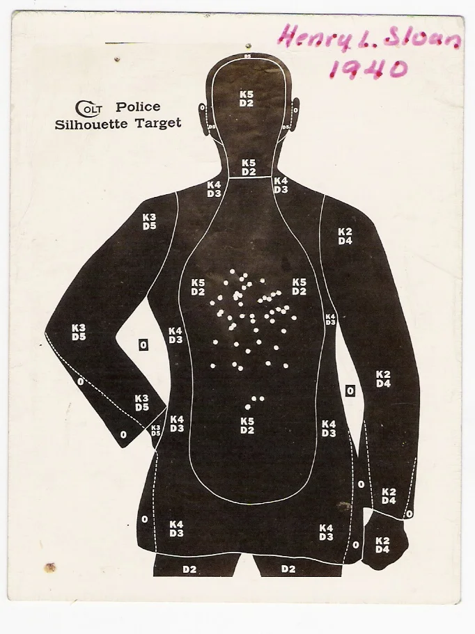The "Possible" Target Of SA Hank Sloan in 1940 (courtesy the Sloan family)