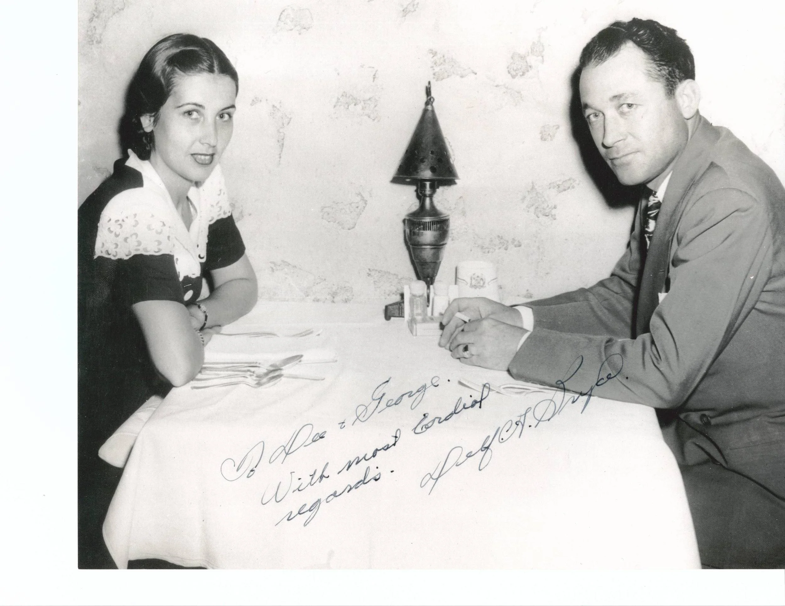 Bryce and his second wife circa 1950s. Courtesy Franklin family
