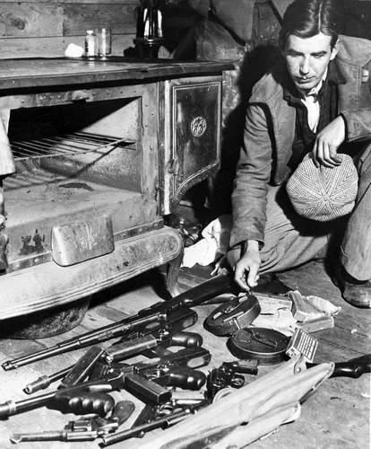 Weapons recovered at the Lodge - Courtesy FBI