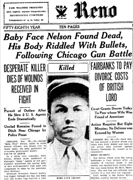 One of the many news headlines of the day...