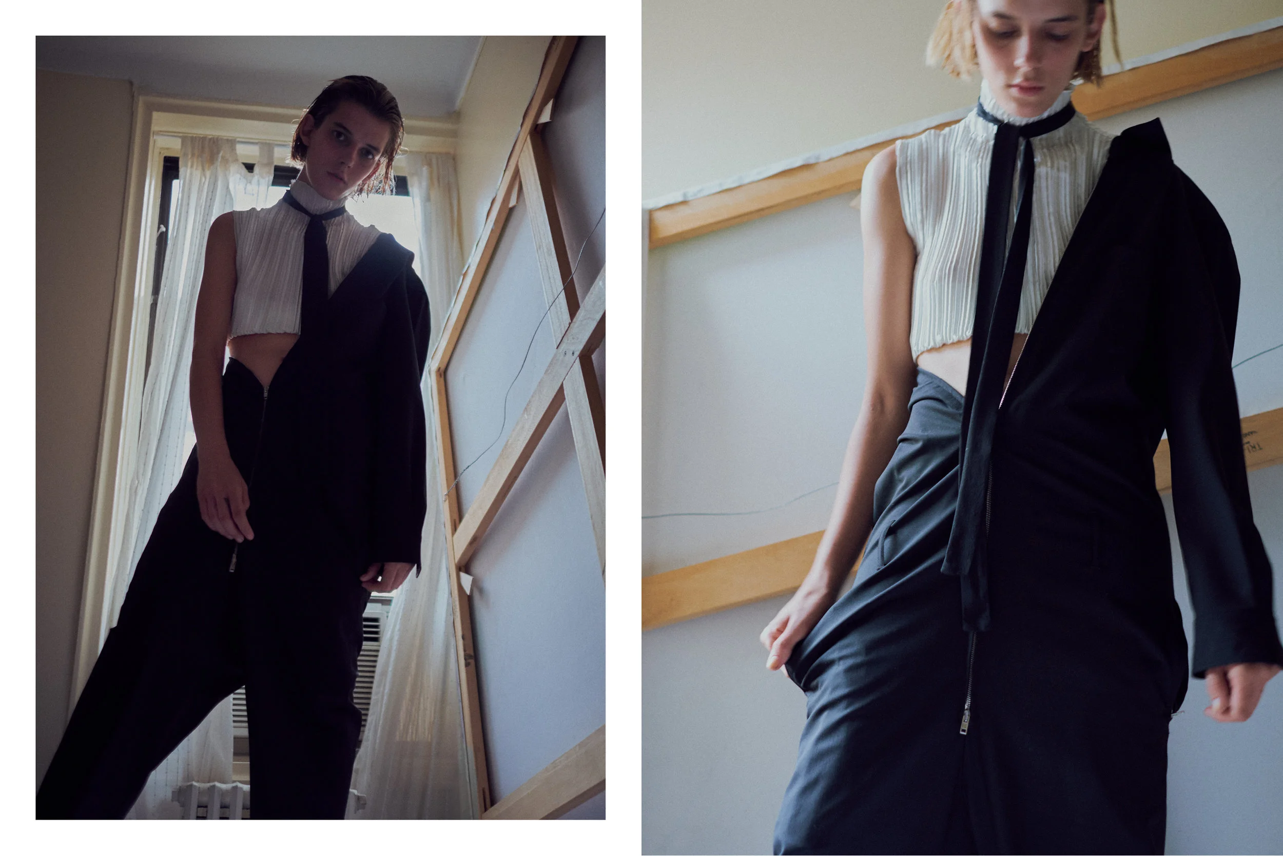 top STYLIST'S OWN, jumpsuit SECOND / LAYER