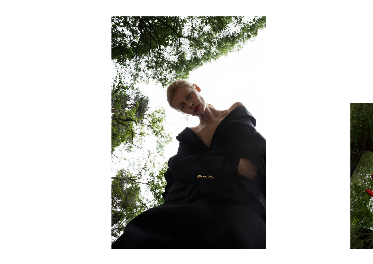blazer from the outside inwards COMME DES GARCONS , BADGLEY MISCHKA , LANVIN , trousers RUNDHOLZ , 