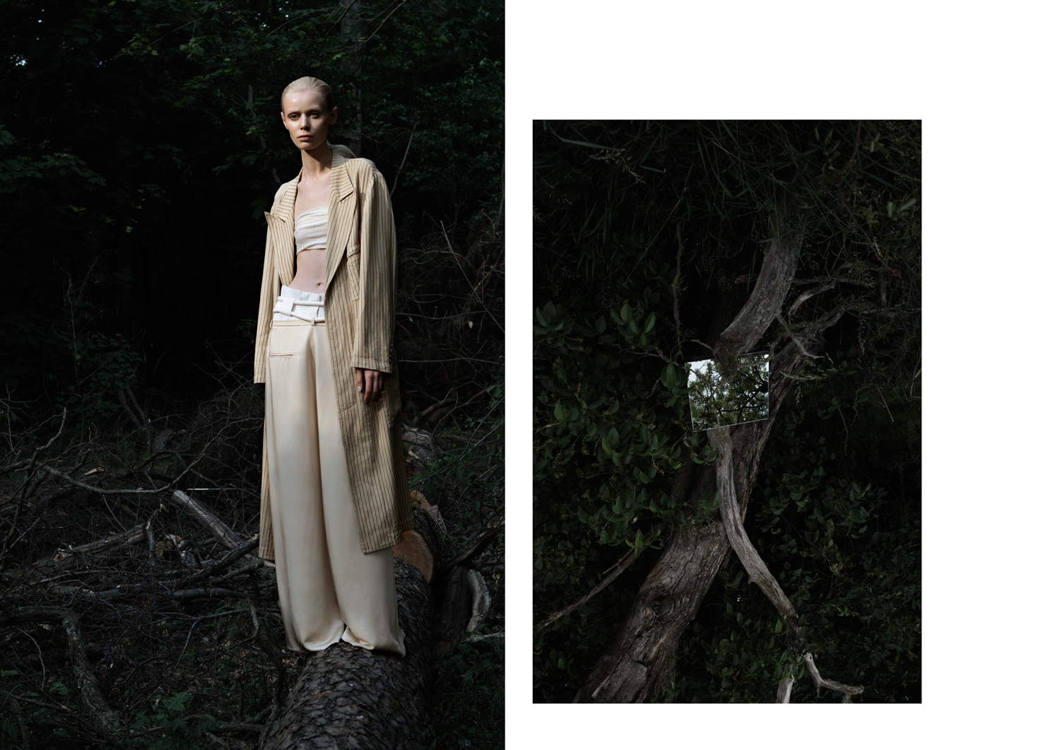 coat YOHJI YAMAMOTO , top FIOFI HAMBURG , belt TIM LABENDA , bottom trousers 3.1 PHILLIP LIM , top trousers BY MALENE BIRGER