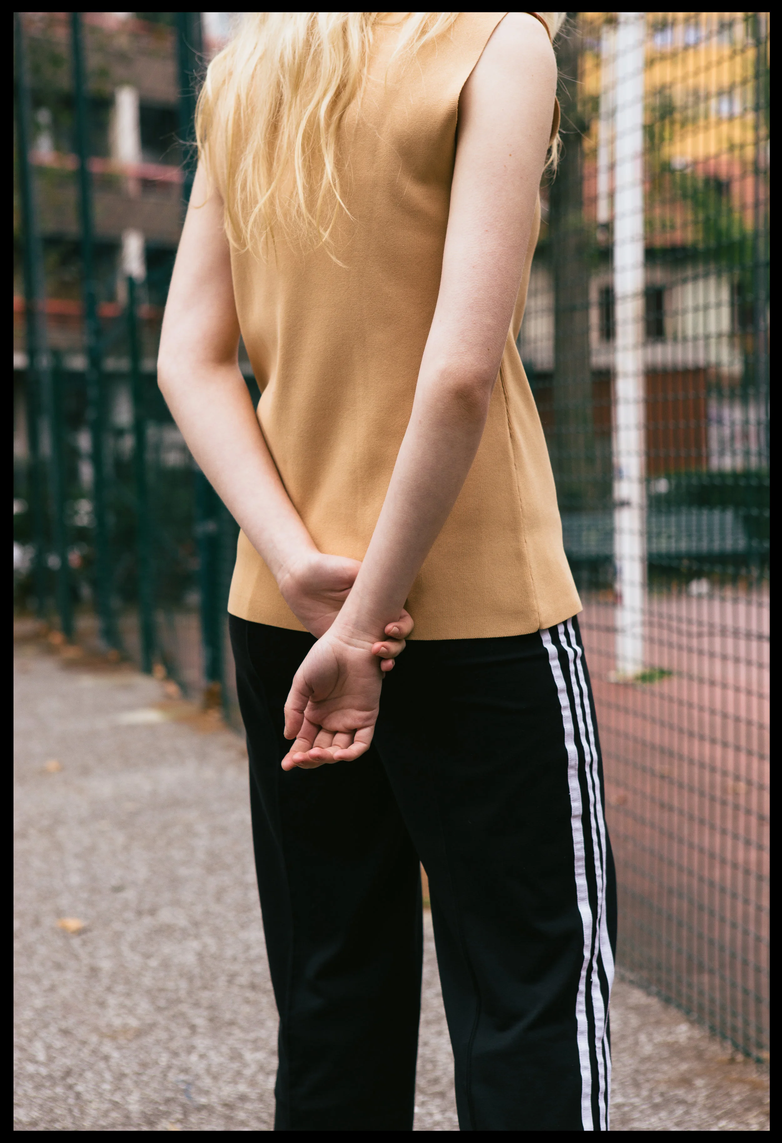 top VINTAGE, trousers ADIDAS VINTAGE, boots Elena lachi