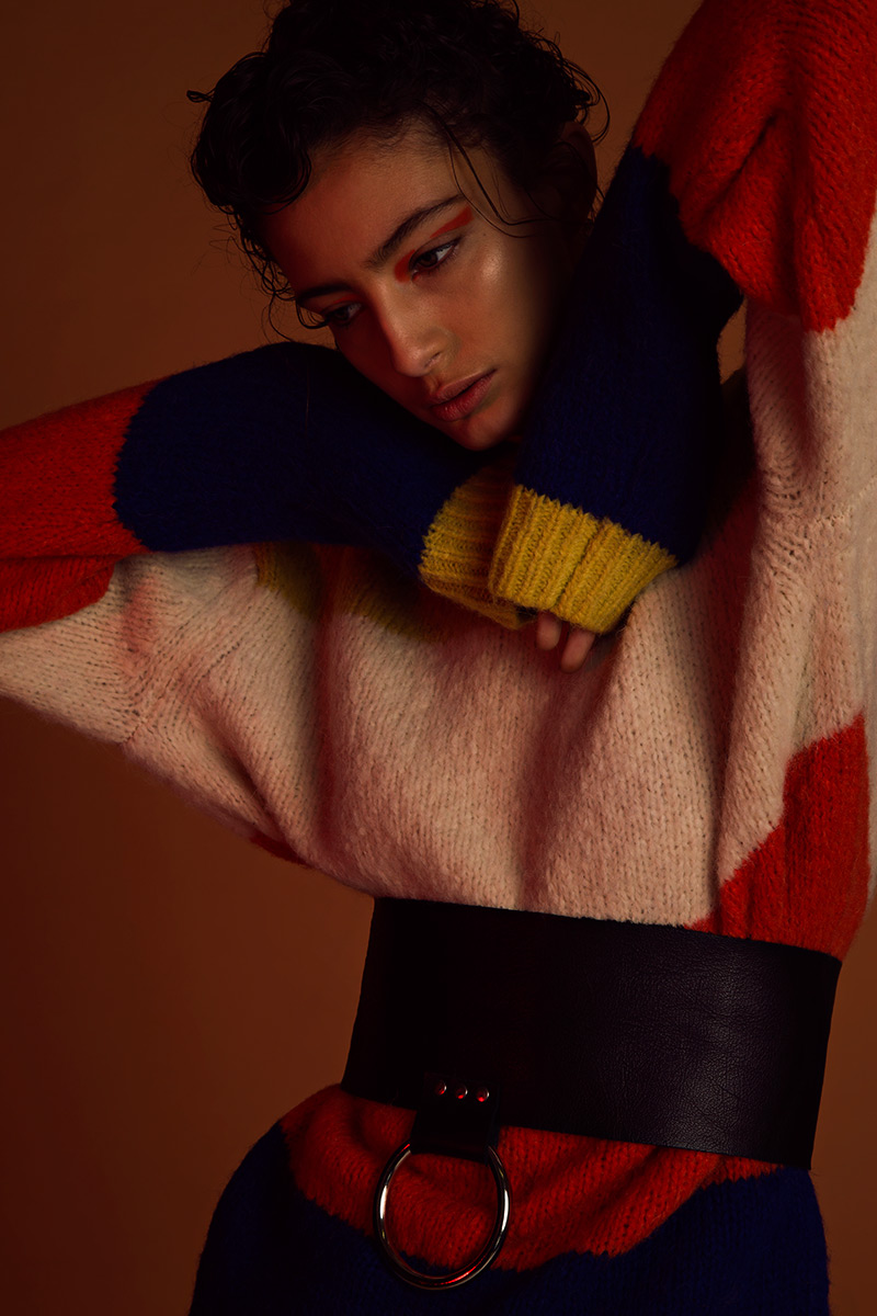 jumper ACNE STUDIOS , belt SOMETHING SHIT , jeans KLOKE