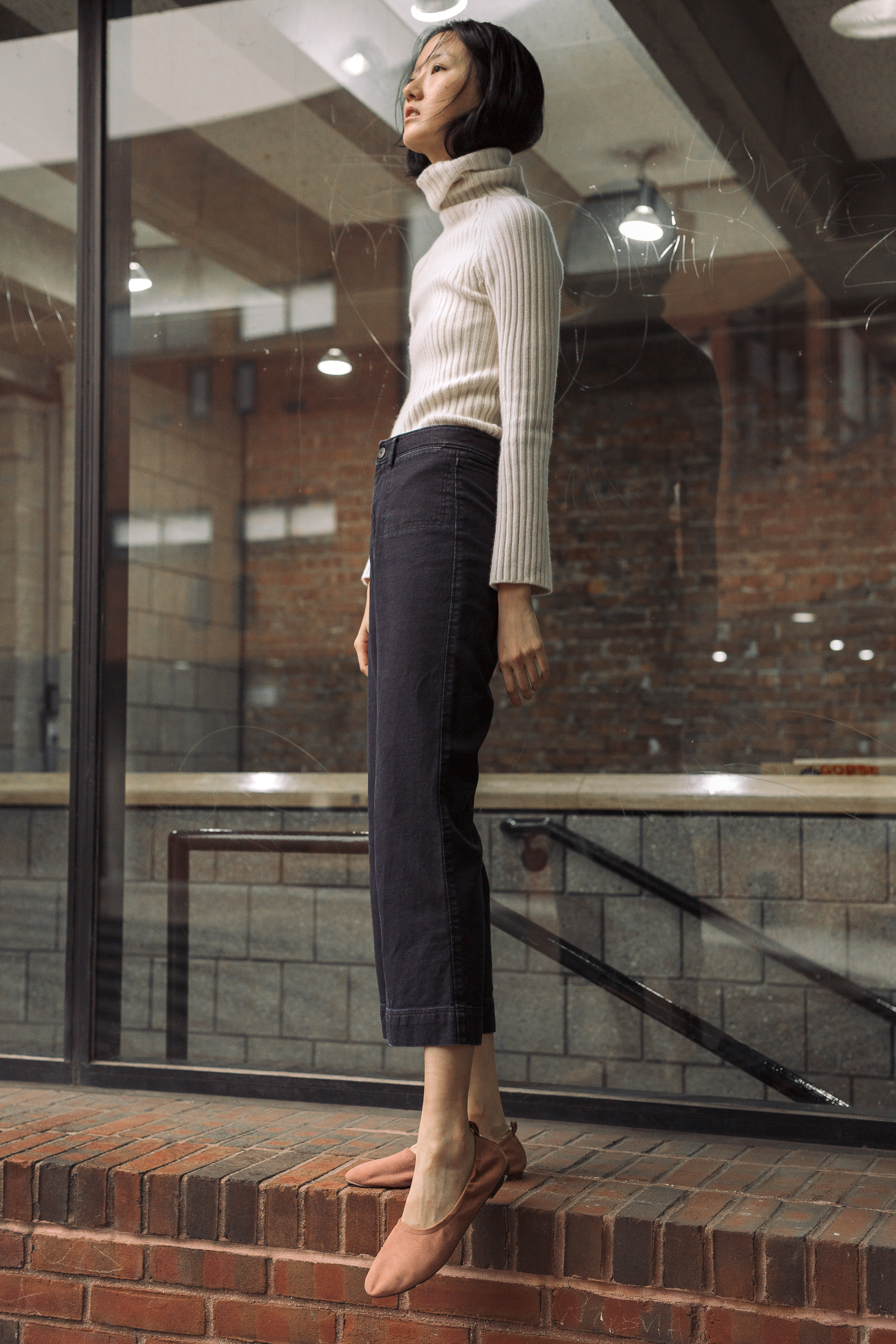 sweater VINTAGE, trousers STEVEN ALAN , shoes H&M