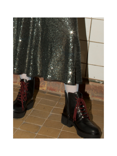 skirt SORRY I'M NOT , shoes ZARA , socks CALZEDONIA