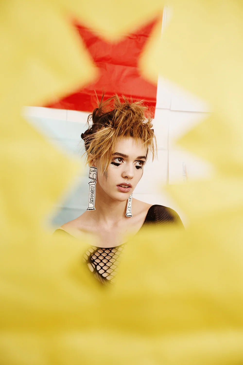 body VINTAGE, earrings SOPHIE CULL CANDY ,