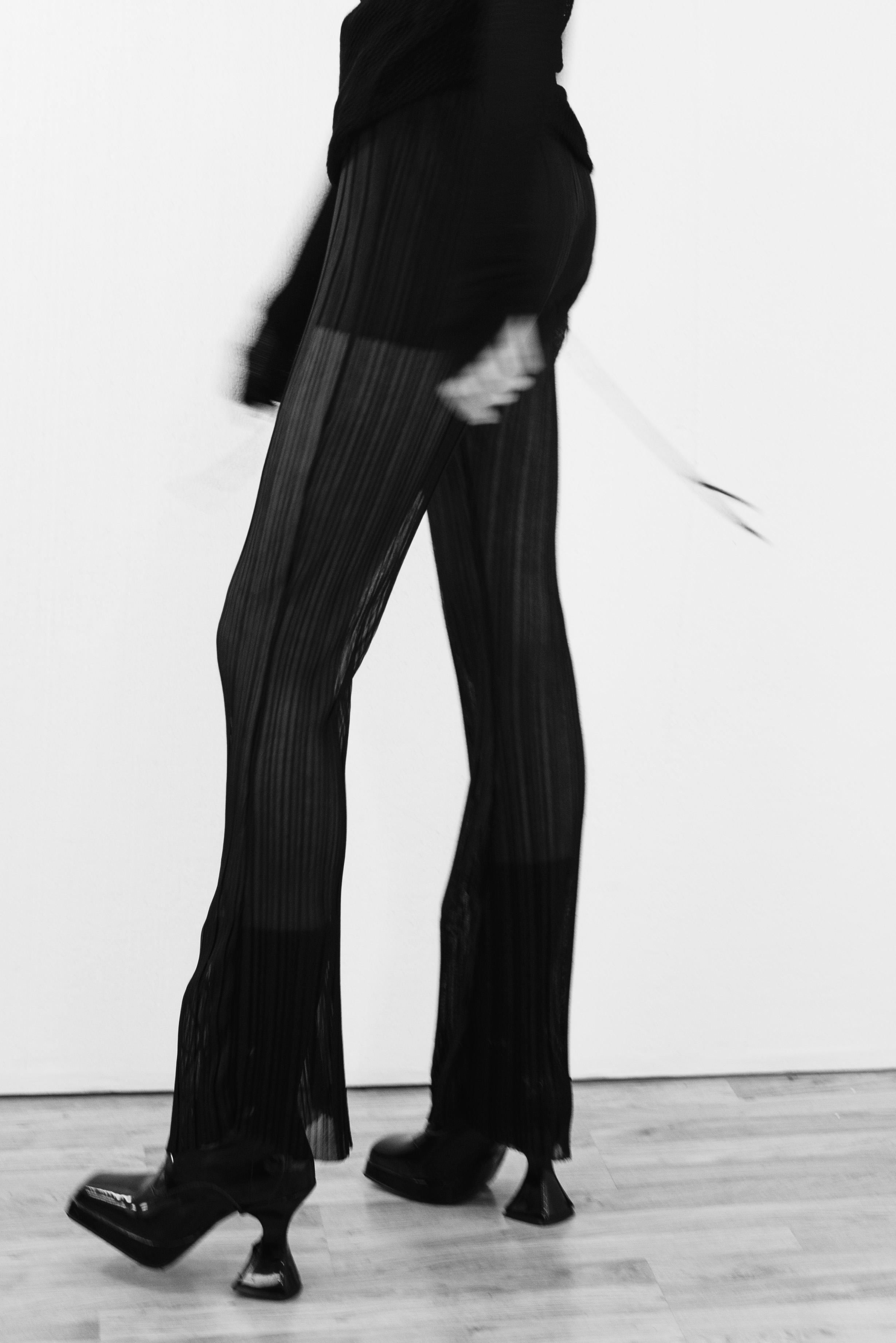 trousers STYLIST'S OWN, shoes UNDERGROUND