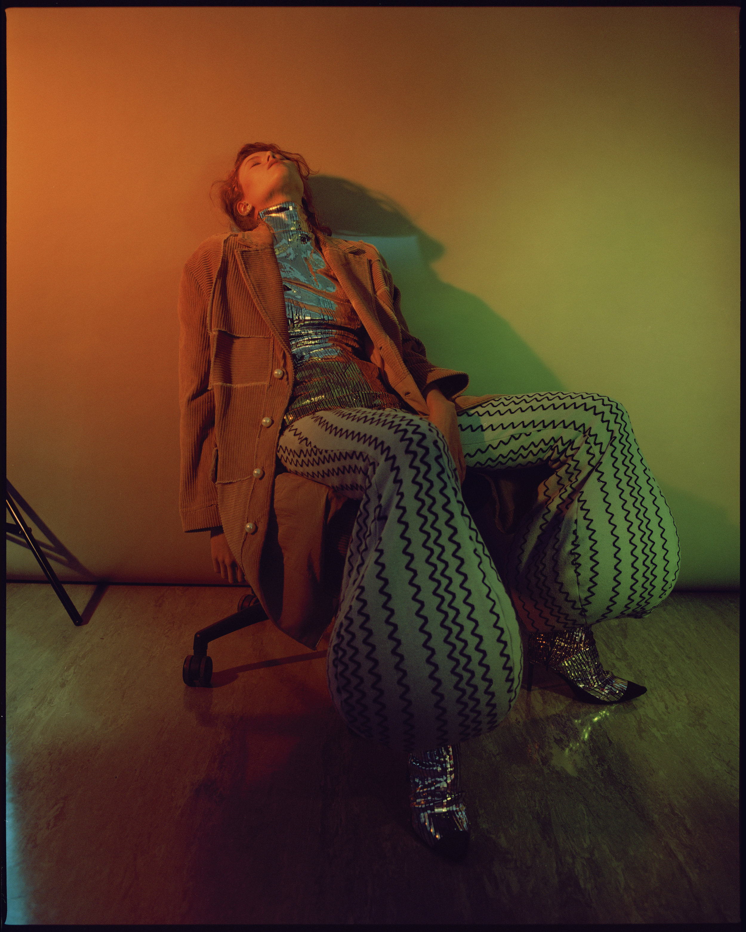 jacket STEVEN TAI , turtleneck + shoes MAX LUO , trousers PO KALAM, 