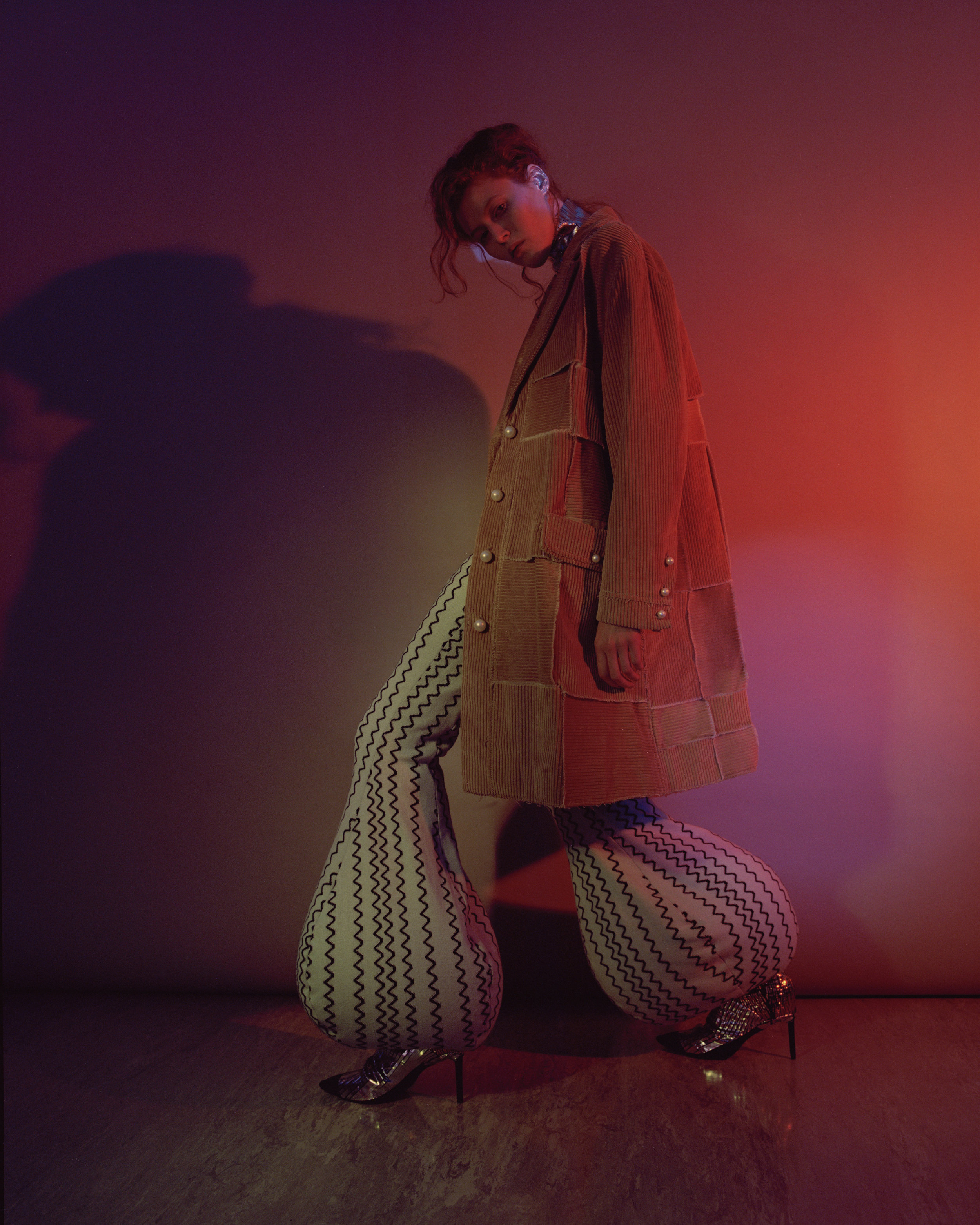 jacket STEVEN TAI , turtleneck + shoes MAX LUO , trousers PO KALAM, 