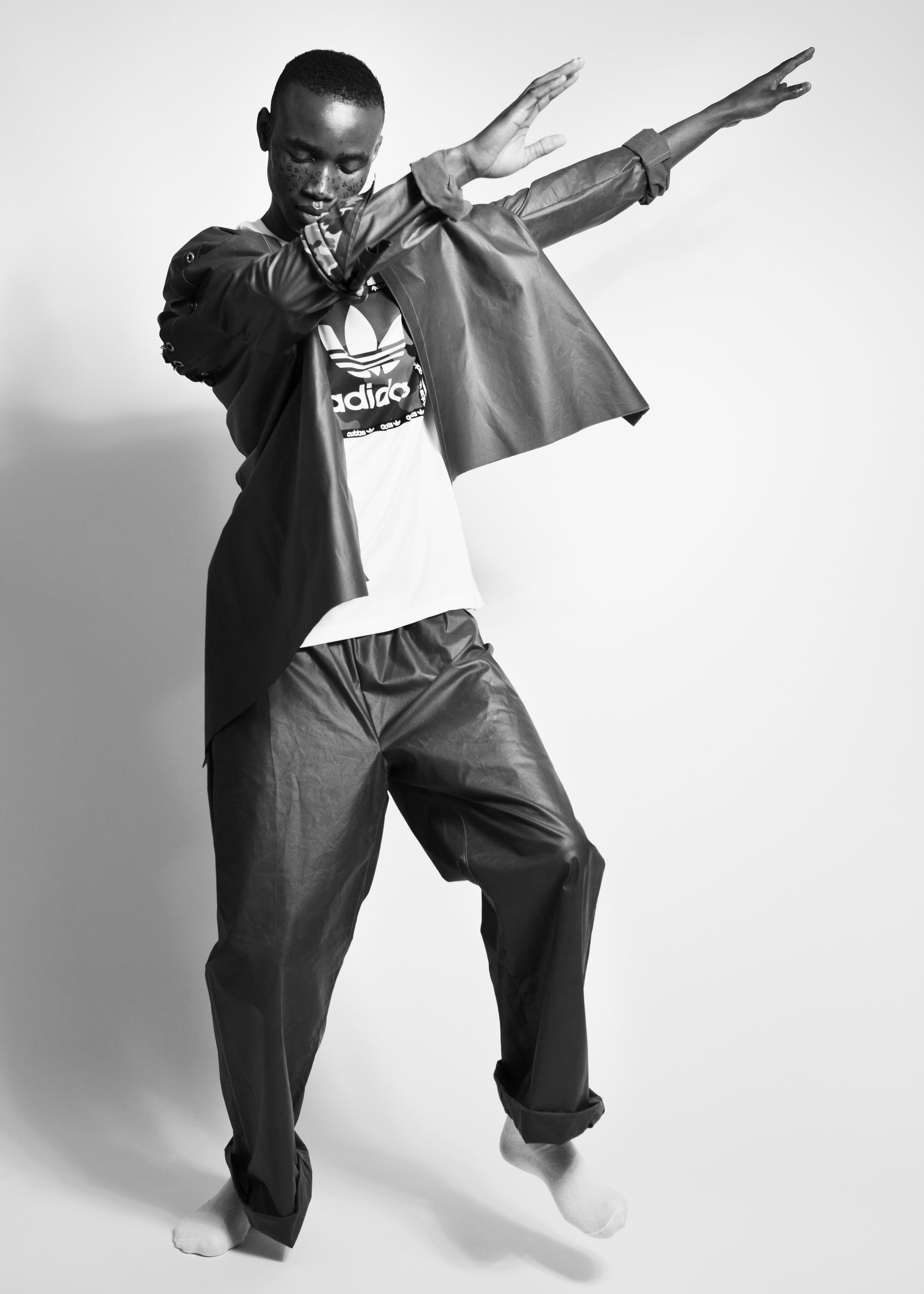 t-shirt ADIDAS jacket + trousers JULIA ANDERSEN