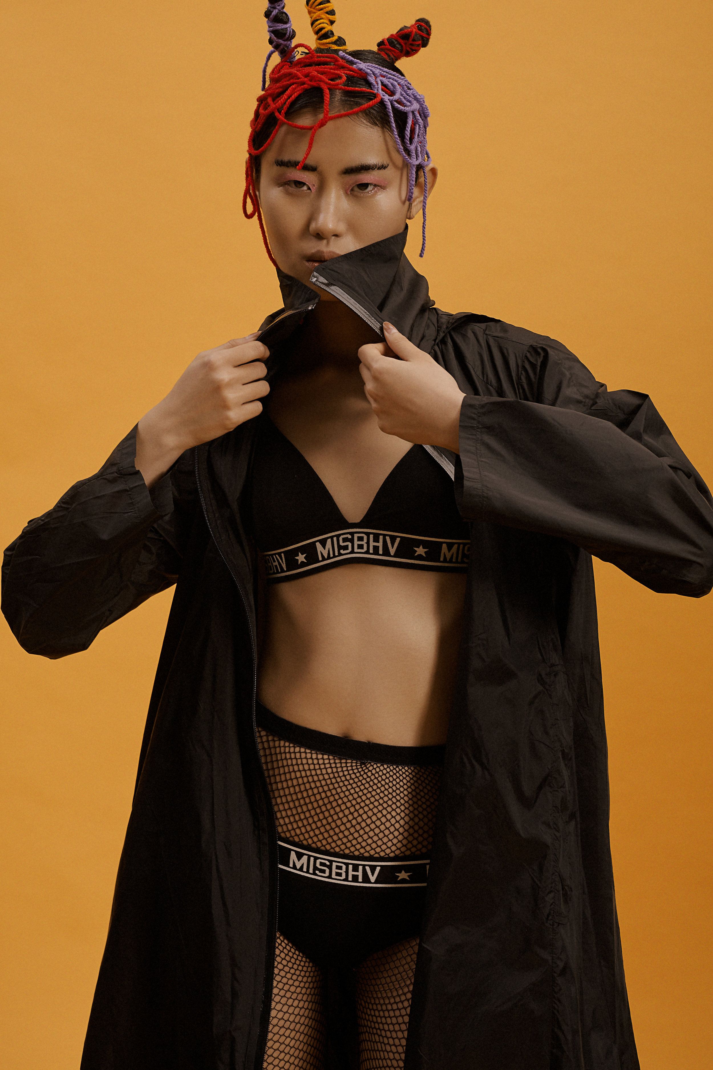 raincoat OUTKASTPEOPLE, lingerie MISBHV