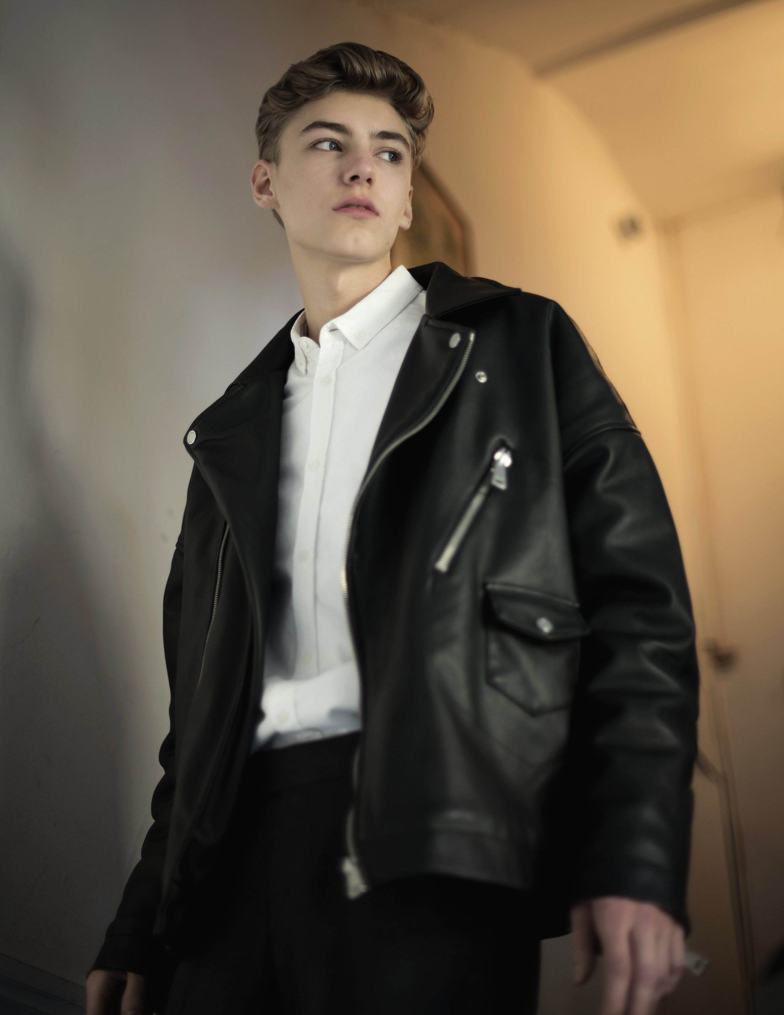 shirt COS, trousers BAZAR CONCEPT STORE , jacket ZARA