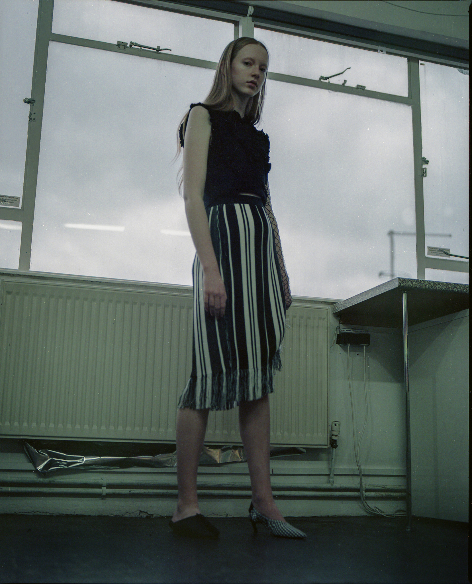 top + shoes ZARA, skirt & OTHER STORIES